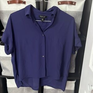 T-shirt blue Rachel Zoe side small